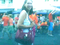 Party day in Breda after Holland beat Brazil !