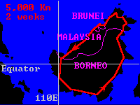 Borneo Map