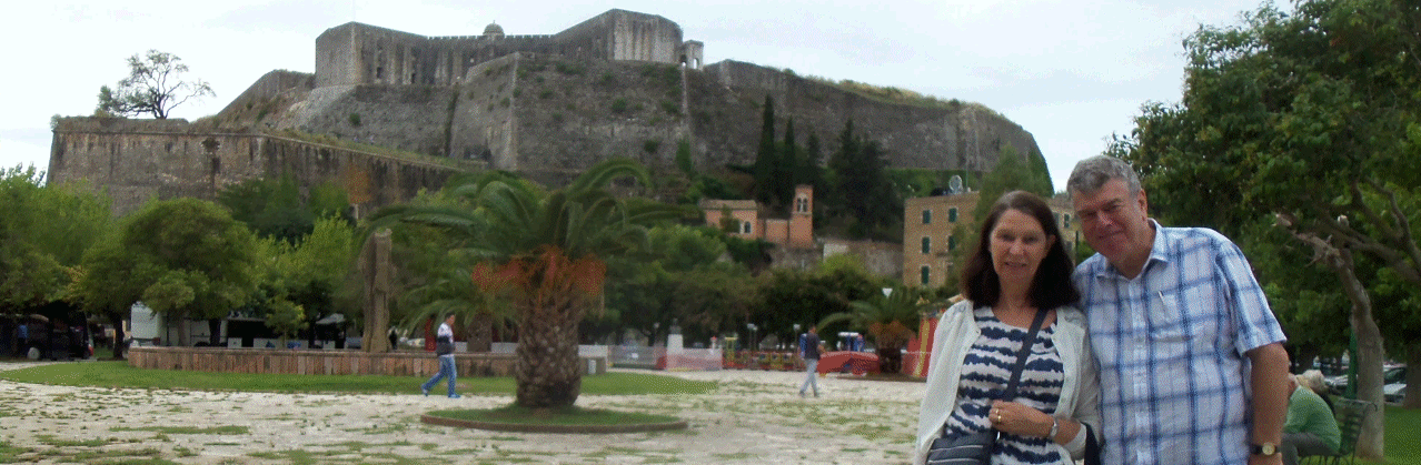 2015 Tennis Holiday in Corfu with June and Robin Lovelock from Sunninghill