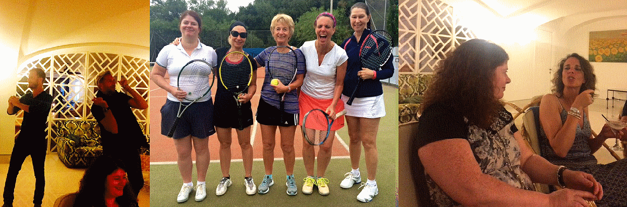 2015 Tennis Holiday in Corfu with June and Robin Lovelock from Sunninghill