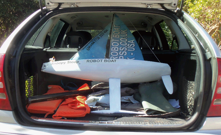 Boat 12 in car