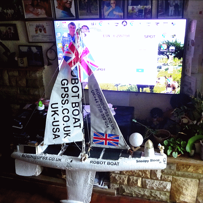 Snoopy's Boat 11 having SPOT firmware update