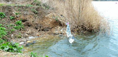 Boat10 near new drain in Snoopy Corner