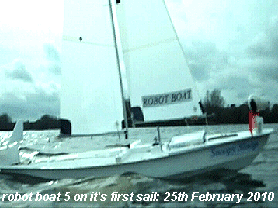 Robot boat Snoopy Sloop 5