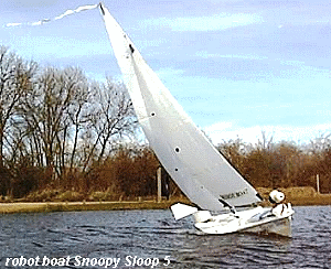 Robot boat Snoopy Sloop 5
