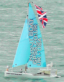 robot boat 8 being 24/7 tested