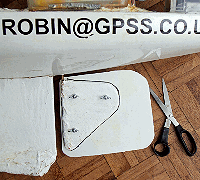 experimental plastic rudder