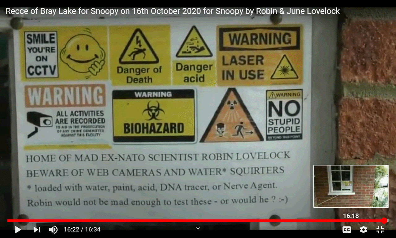 Bray Lake Recce on Friday 16th October 2020