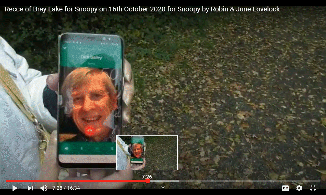 Bray Lake Recce on Friday 16th October 2020