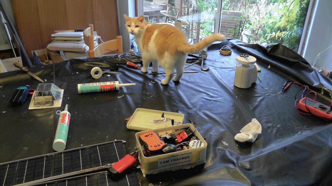 tools and materials used for making Snoopy Sloop the robot boat