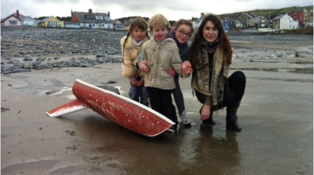 Toy boat on BBC