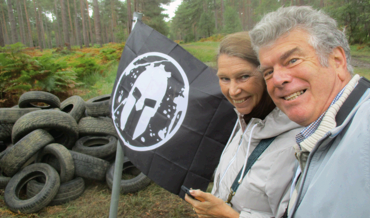 Spartan Race at Bagshot Park with June and Robin Lovelock from Sunninghill