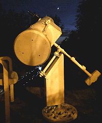 looking at the new moon