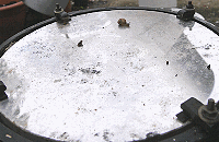 old telescope mirror