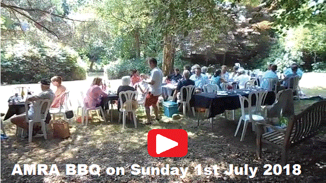 AMRA BBQ on Sunday 1st July 2018