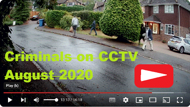 Old CCTV Crime video from August 2020