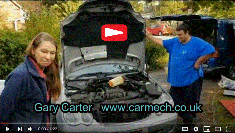 Gary Carter with son Bert working on the Lovelock's cars